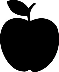 Apple fruit flat icon, health, food, fresh