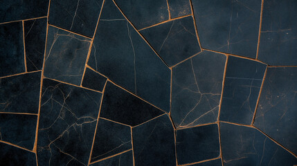 Dark Blue Slate Tile Wall Texture 