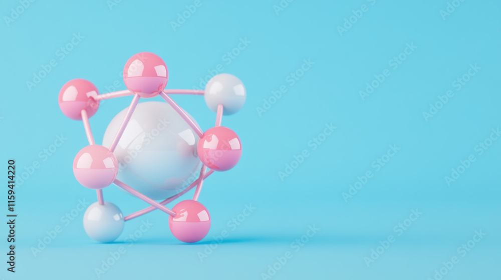 Aufkleber bohr model, a photorealistic image of the bohr model of the atom, showcasing intricate details and v