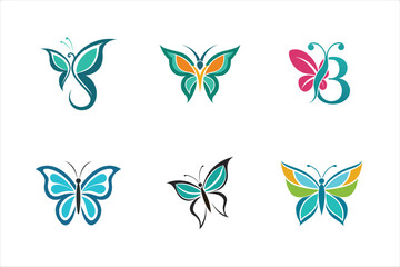 Colorful Butterfly Vector Set for Creative Designs