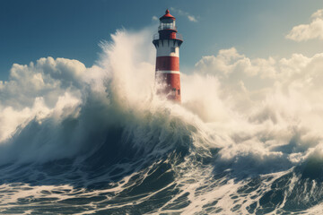 Ocean Nature Force Unleash Power Earth Disaster