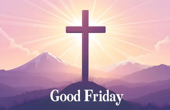 good friday good friday cultural background Good Friday and Holy Week Flyer Design with Text