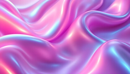 Obraz premium Abstract 3d rendering of a modern geometric background. Minimalistic design for poster, branding or banner. An abstract blue, orange, red and pink wavy background. Abstract modern waving background