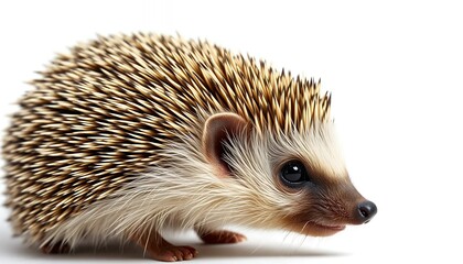 Obraz premium Adorable Hedgehog - a Close-up Study in Soft Hues