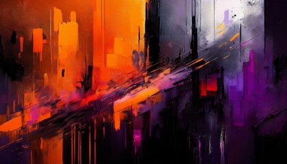 Obraz premium Colorful wall texture Modern pattern for wallpaper design Grunge messy street style new wave background