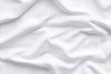 White Linen Fabric Texture Background -  white linen fabric texture, ideal for backgrounds, elegant design, clean aesthetic, smooth surface, subtle texture.