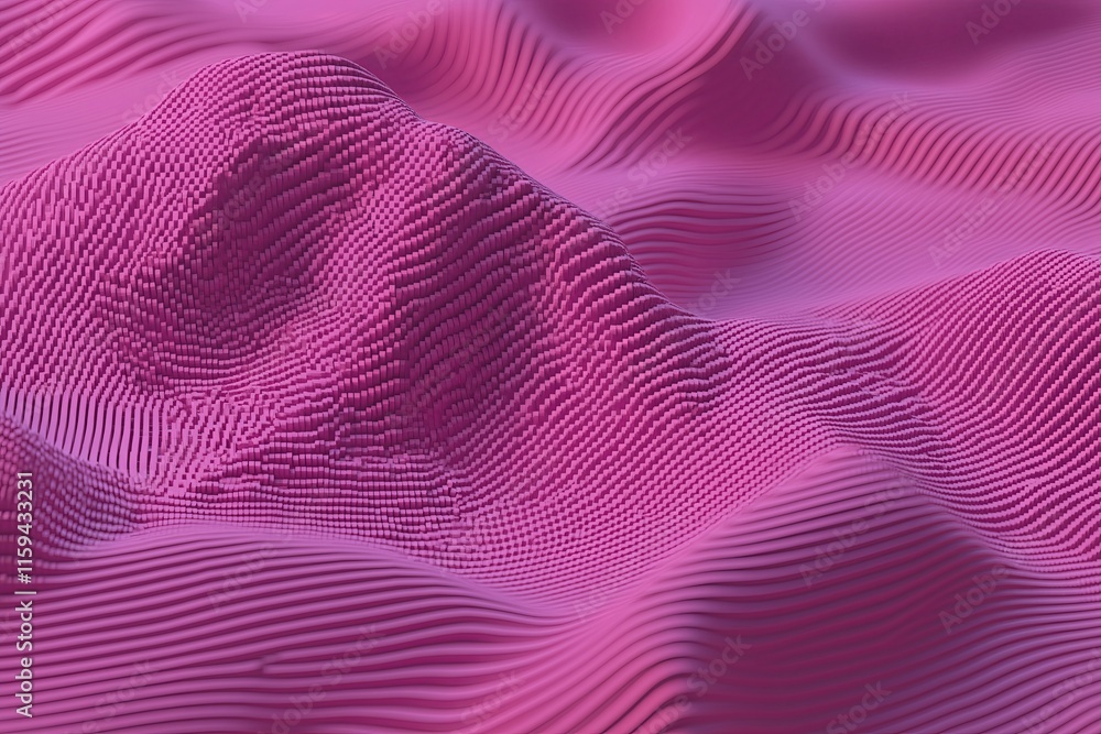 Aufkleber Pixelated shapes gradually blending into smooth gradients