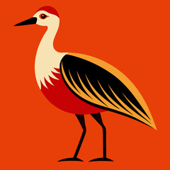 illustration of a beautiful bird