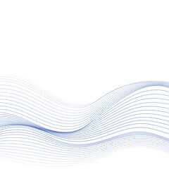 abstract blue wave background