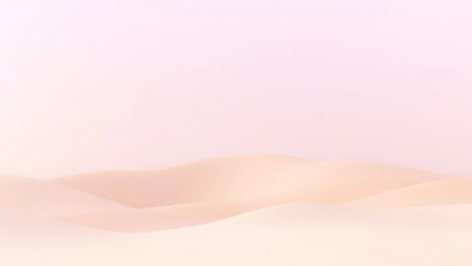 Fototapeta premium Pastel desert landscape