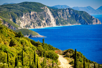 Niesamowite widoki. Grecka wspaniała wyspa Korfu