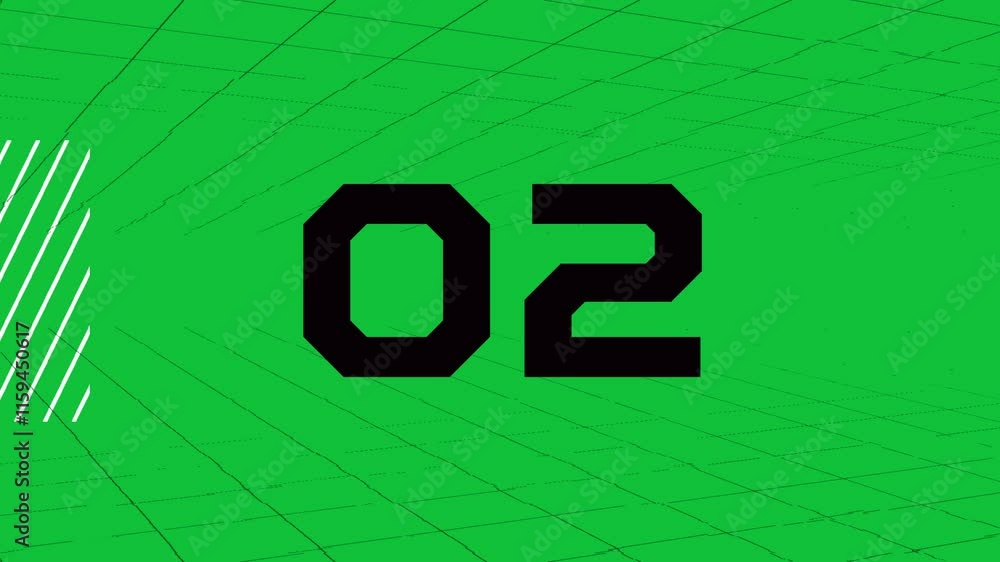 Poster count down from number 3