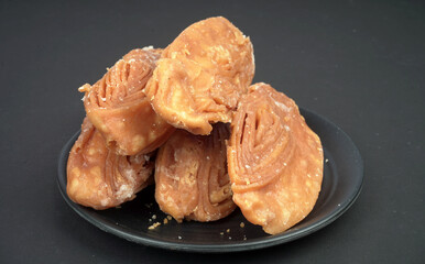 Khaja is very popular and famous sweet of puri