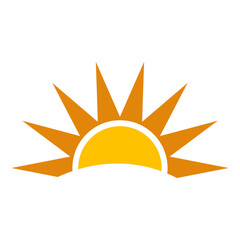 sun clip art symbol sunset design