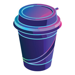 coffee cup isolated on white