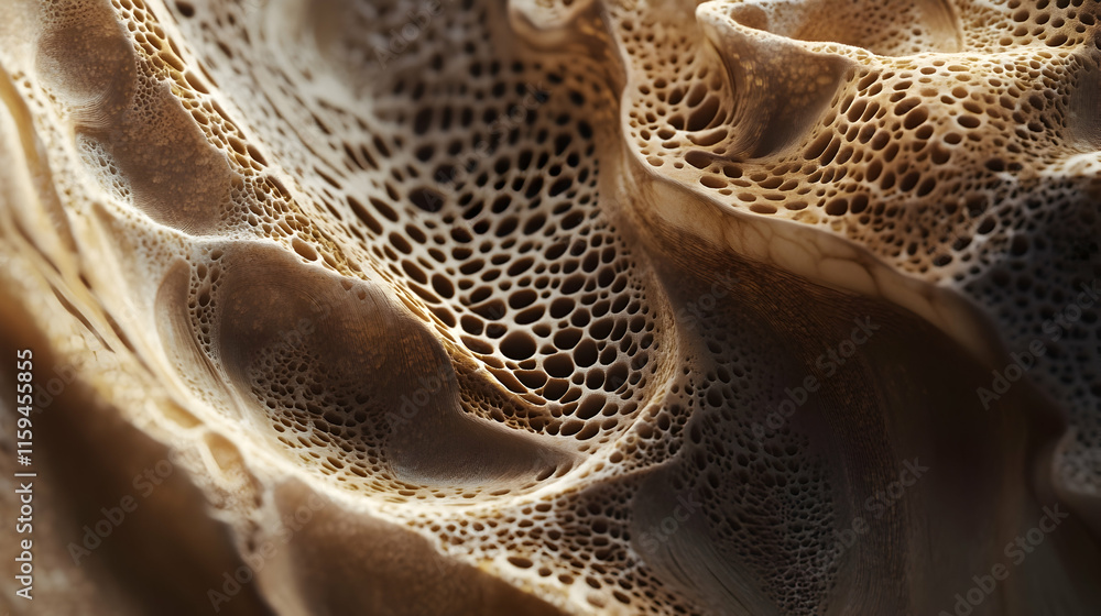 Poster delicate mocha mousse color 2025 lace-inspired abstract with intricate designs, soft shadowing and d