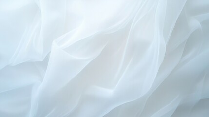Obraz premium Soft, flowing fabric creates an ethereal ambiance with gentle fo