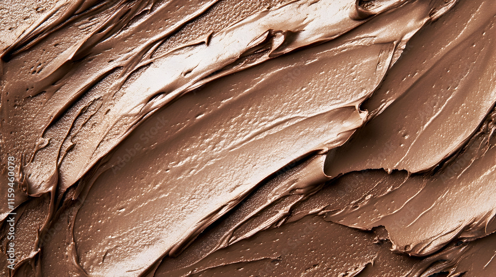 Poster minimalist mocha mousse color 2025 texture with soft brushstroke patterns, earthy tones and subtle h