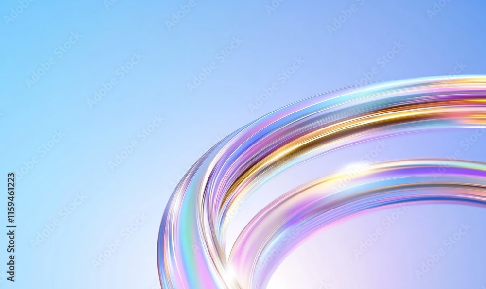 Poster a colorful, abstract swirl design with a gradient background.