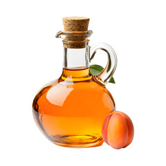 Flavor-ful Apricot_Vinegar isolated on transparent background