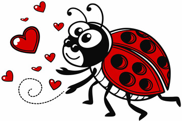 Discover the adorable 'Valentine Muffin Much Love' vector line art, a perfect design for Valentine's Day projects.