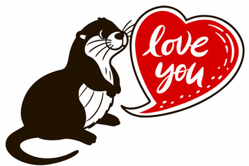 Discover the adorable 'Valentine Muffin Much Love' vector line art, a perfect design for Valentine's Day projects.