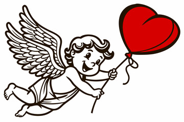 Discover the adorable 'Valentine Muffin Much Love' vector line art, a perfect design for Valentine's Day projects.