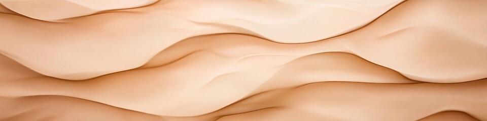 Obraz premium Soft, flowing dunes create serene, warm landscape with gentle cu