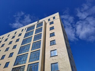 modern office building with sky