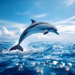 Fototapeta premium dolphin in the water