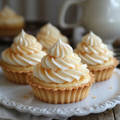 Cream Filled Tartlets French Dessert
