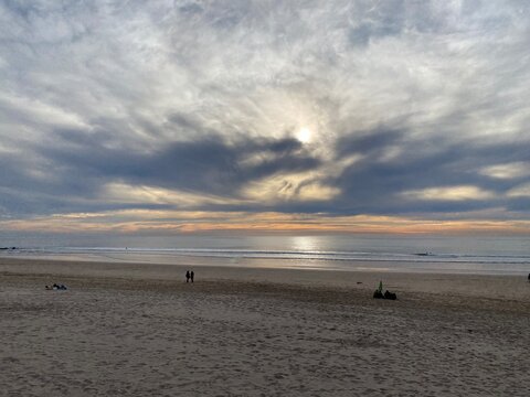 Plage de Costa da Caparica, Portugal