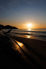 A sublime sunset in Bar&uacute;, Colombia.