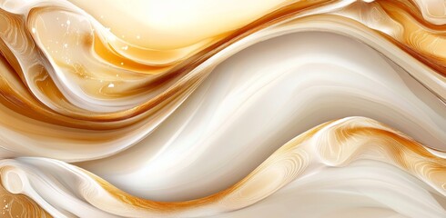 Obraz premium Abstract Beige and Light Gray Background with Soft Grainy Texture and Vintage Wall