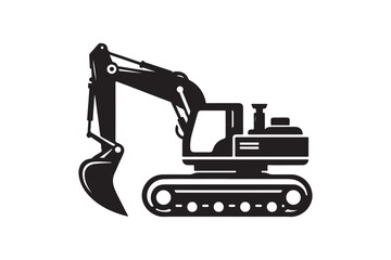 Creative excavator illustration 27.eps
