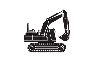 Creative excavator illustration 31.eps