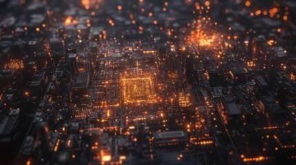 Close-Up of Integrated Wearable Technology Concept