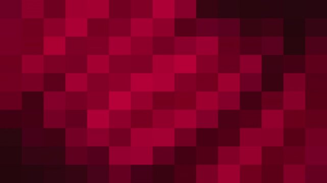 pixel mosaic abstract black and red background multi color geometric square shape art pattern beautiful&nbsp;dynamic copy space hd video digital rendering animated gradient
