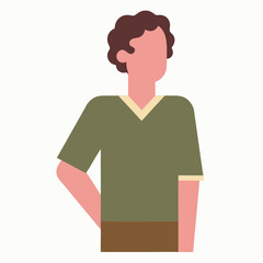 Teacher man character icon isolated






