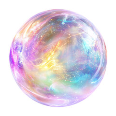 Obraz premium Mystical magic sphere with a cosmic glow.