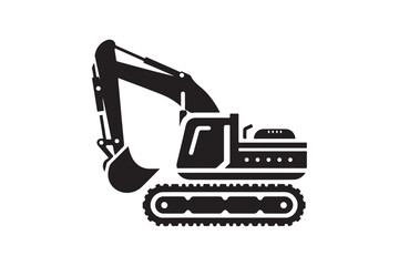 Creative excavator illustration 