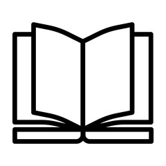 Reading Vector Line Icon Design