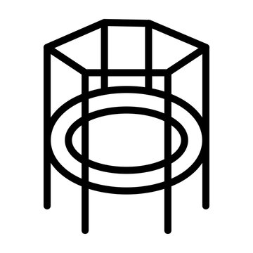 Tripoline Vector Line Icon Design