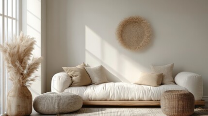 Serene Minimalist Living Room Interior Design