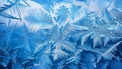 frosty pattern on window