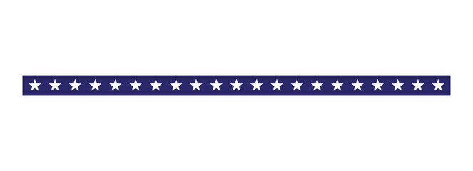 Transparent PNG Image of American Flag Decorative Pennant: Patriotic 4th of July with Stars, Horizontal Stripes, and National Pride Desig