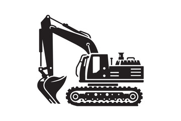 Creative excavator illustration 117.eps