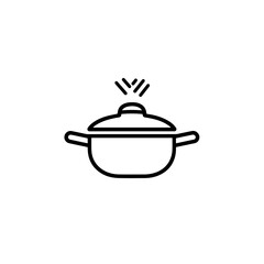 Vector Set of Illustration Cooking Concept. Line Art Style Background Design for Web Page, Banner, Poster, Print etc. Vector Illustration.