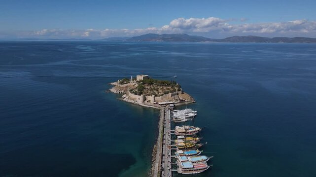 Castle Built In The Middle Of The Sea