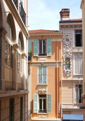 Fototapeta premium old houses in Monaco